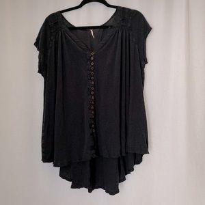 Free People Highland Smocked-Shoulder stop